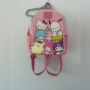 Loungefly Sanrio - Hello Kitty and Friends "Stacked" mini backpack.